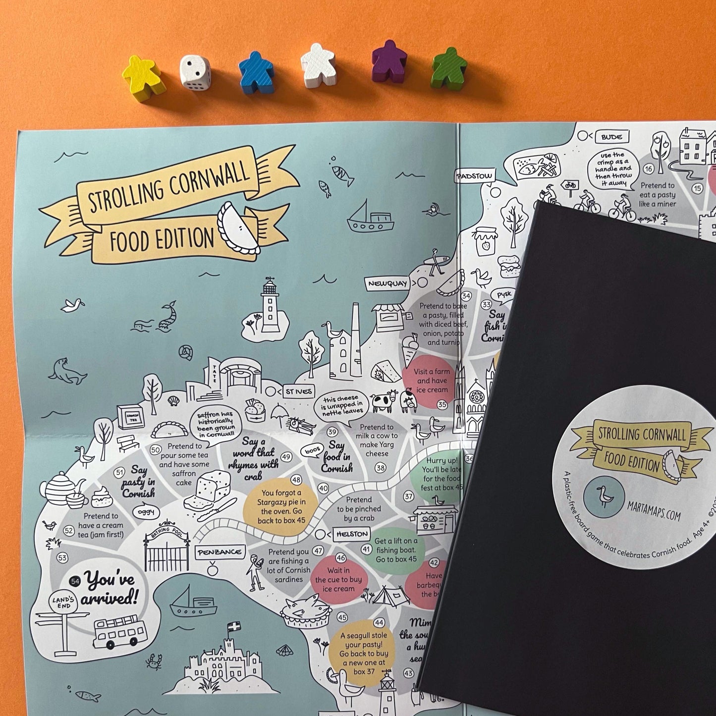 Cornwall Food board game
