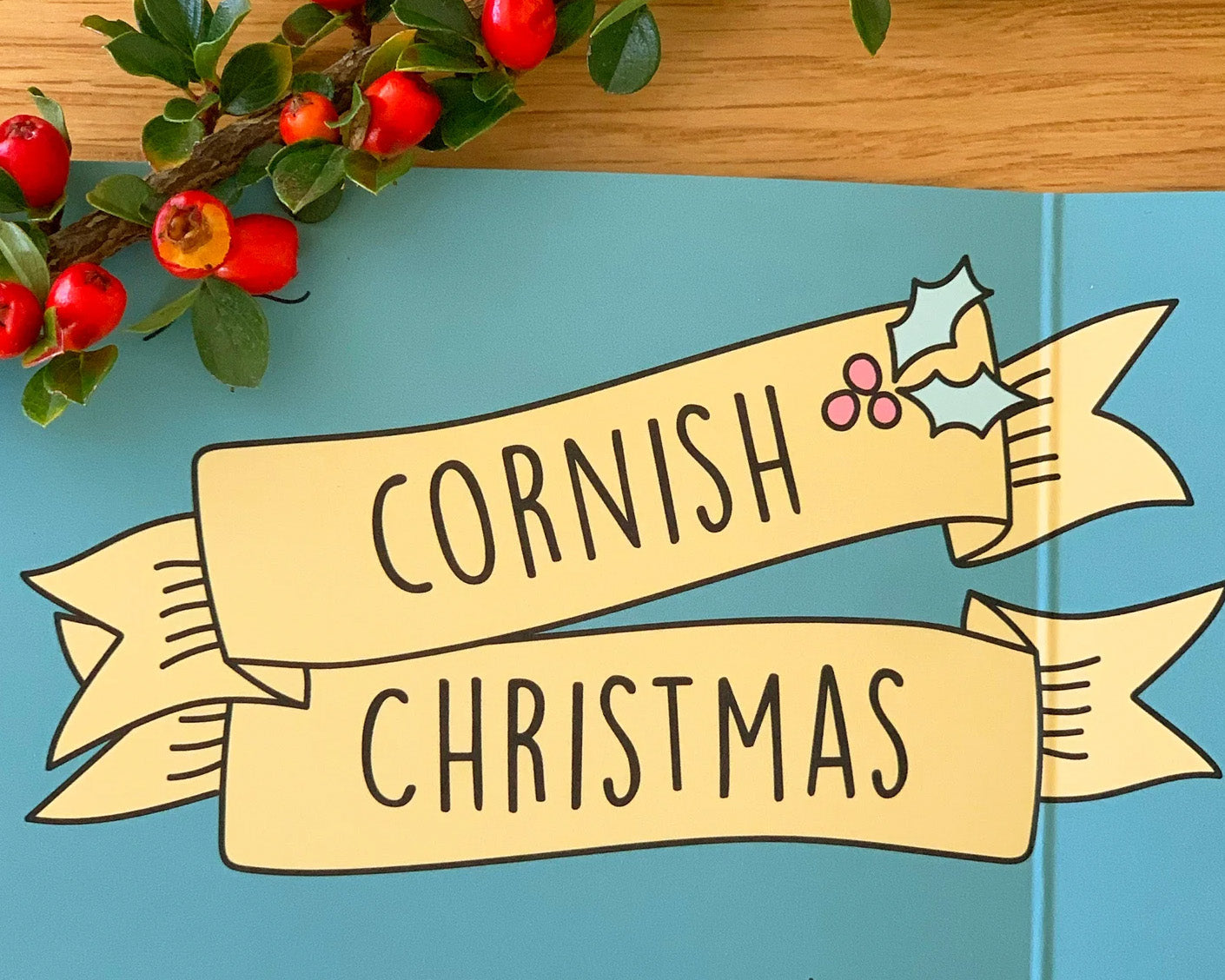 Cornwall Christmas board game detail